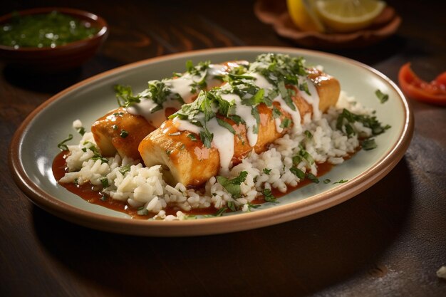 Spróbuj smaku Meksyku z tymi pysznymi enchiladami.