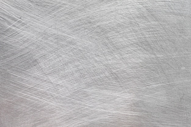 Srebro metal szczotkowane tekstura szczotkowane aluminium wysokiej rozdzielczości tło dla projektu tła