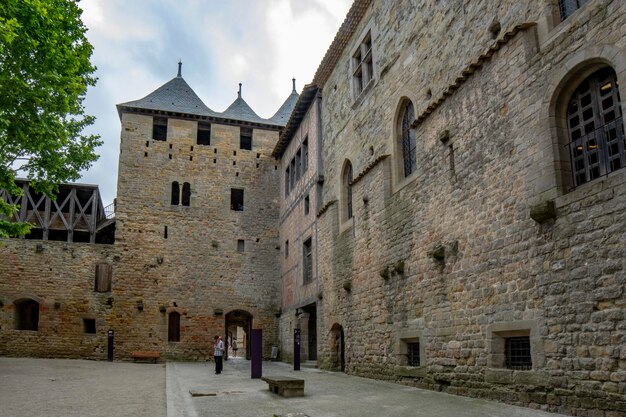 Średniowieczny zamek Carcassonne we Francji