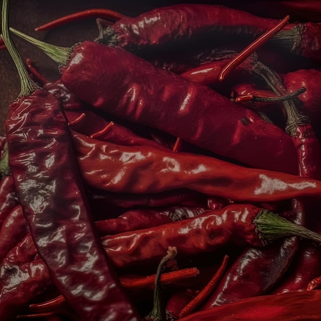Sri Lanka czerwone chili - Kolor czerwony