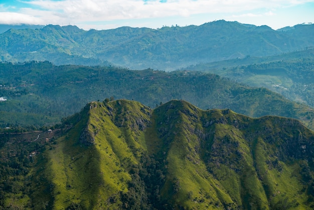 Sri lanka góra ella rock mały szczyt adam