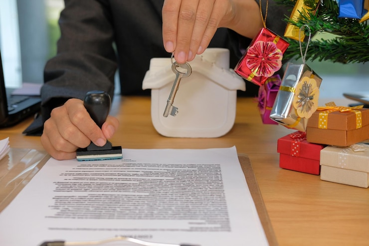 Zdjęcie środkowa sekcja ludzi trzymających papier przy stole