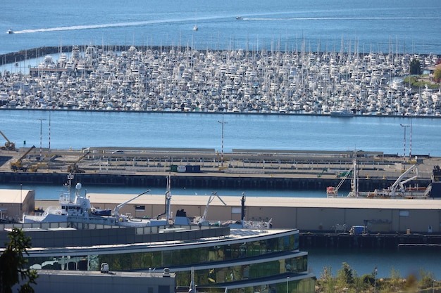 Śródmieście Seattle i kosmiczna igła z parku Kerry