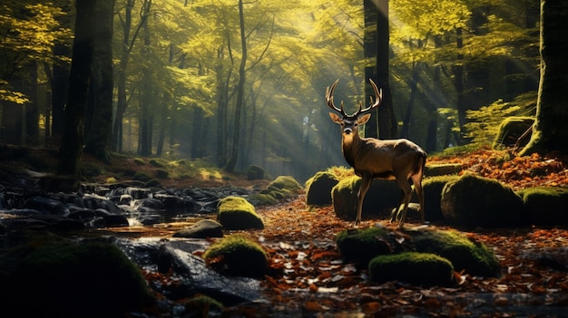 Zdjęcie Środowisko dzikiej przyrody leśnej
