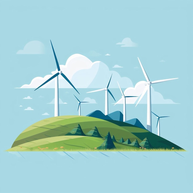 Środowisko energia turbina natura alternatywny odnawialny wiatr technologia ekologiczna krajobraz wiatrak elektryczność