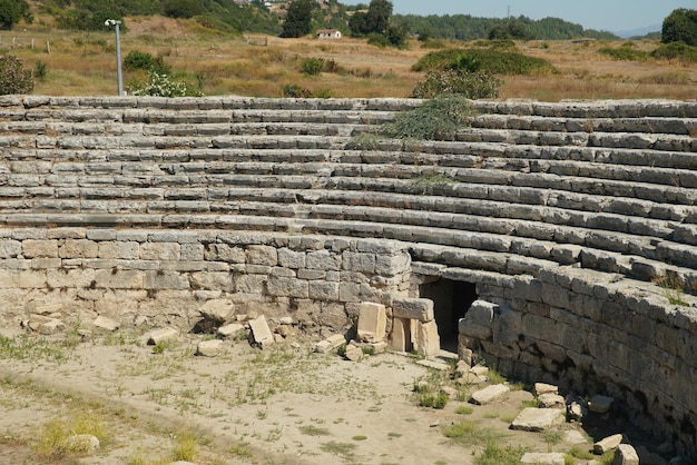 Stadion starożytnego miasta Perge w Antalyi Turkiye