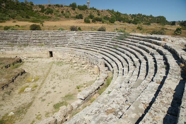 Stadion starożytnego miasta Perge w Antalyi Turkiye