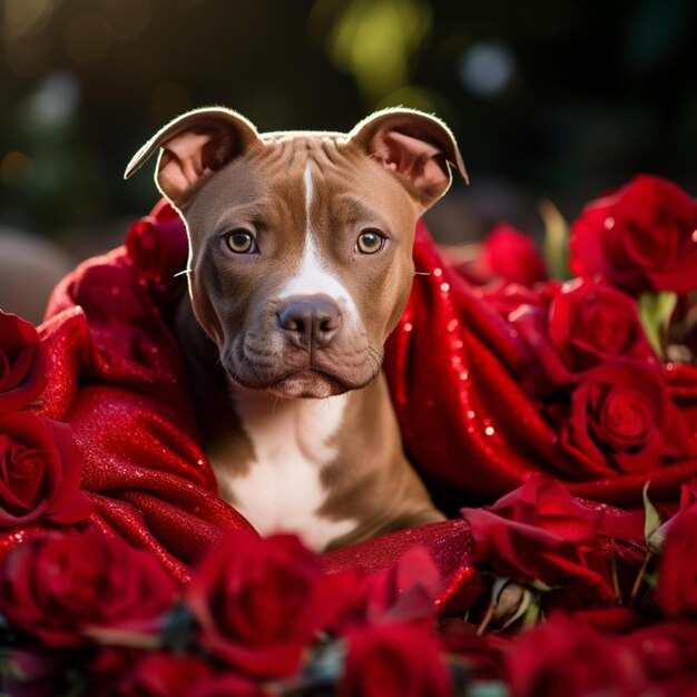 Zdjęcie staffy wykonane z ai