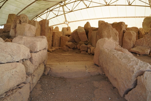 Stanowisko archeologiczne megalitycznej świątyni na Malcie