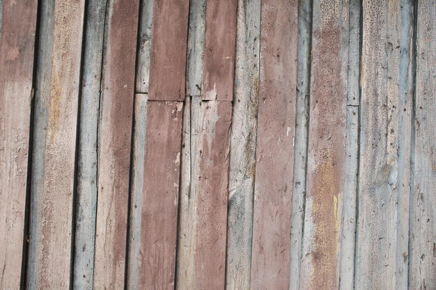 Stara drewniana odrapana tekstura na pełnym ekranie Drewniana ściana