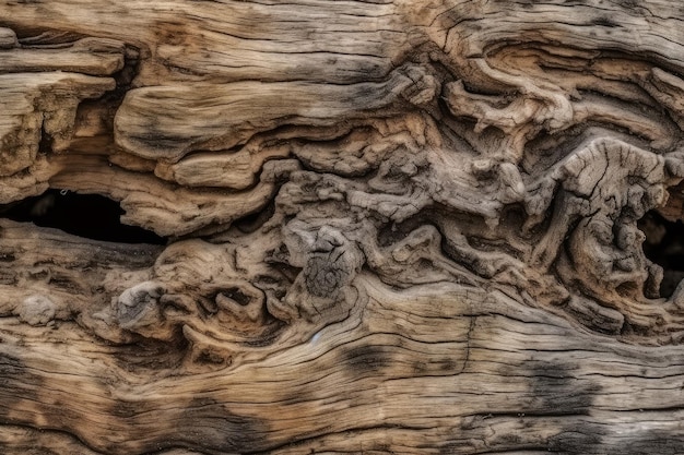 Stara drewniana tekstura Natura brudna Generuj Ai