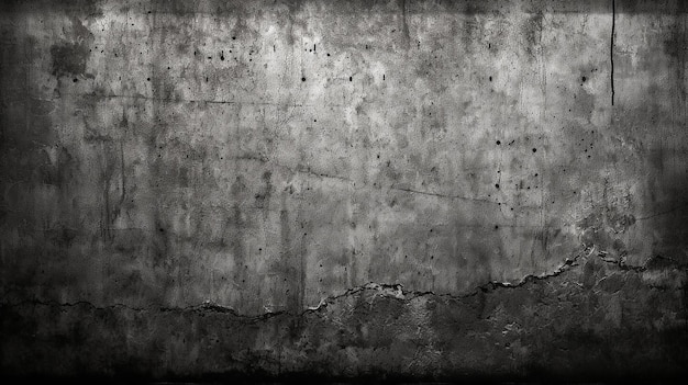 Stara ściana cementowa w kolorze czarnym i szarym
