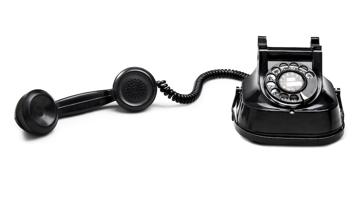 Zdjęcie stara tarcza telefoniczna (ścieżka przycinająca)
