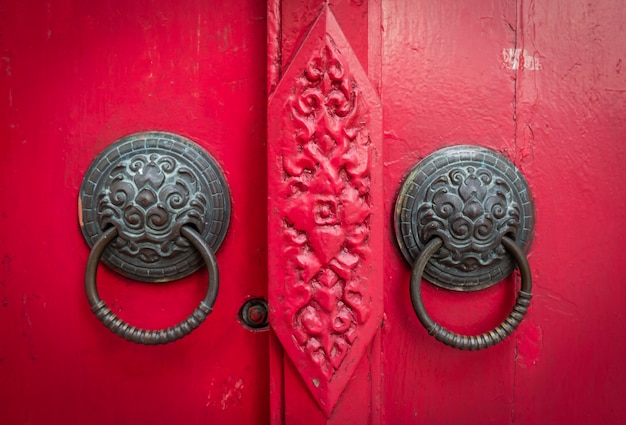 Stare Chińskie Drzwi