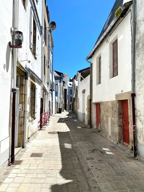 Stare domy w Le Croisic - południowa Brytania - Francja