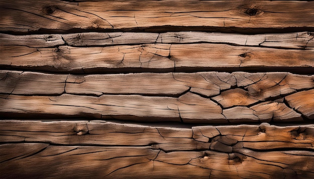 Stare drewniane tło o naturalnych pęknięciach