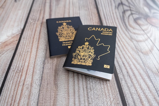 Stare i nowe kanadyjskie paszporty do podróży