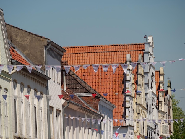 Stare miasto Friedrichstadt w Niemczech