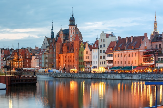 Stare Miasto i Motława w Gdańsku