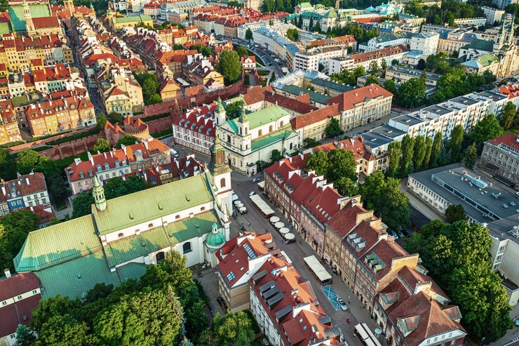 Zdjęcie stare miasto w warszawie