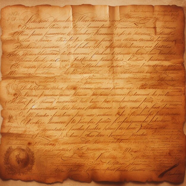 Zdjęcie stare papiery stare pismo pergaminowe tło