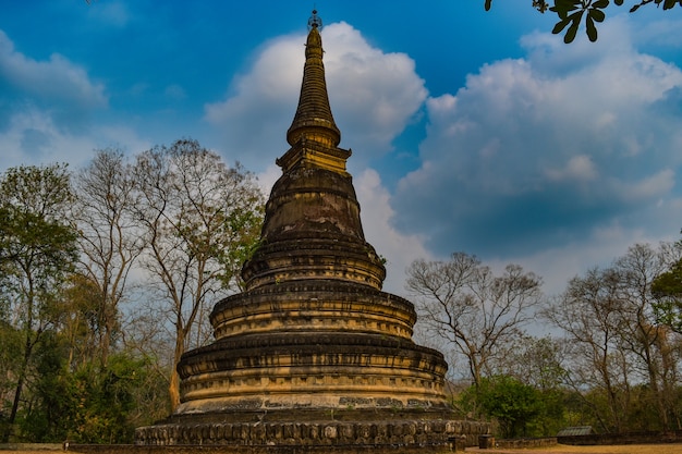 Starożytna Pagoda Świątynia Buddyzmu.