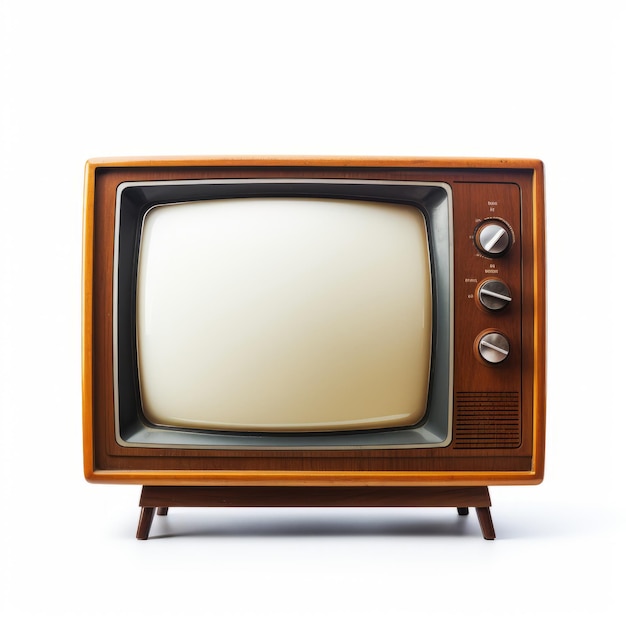 Starożytna telewizja pusta w stylu Isaaca Juliena