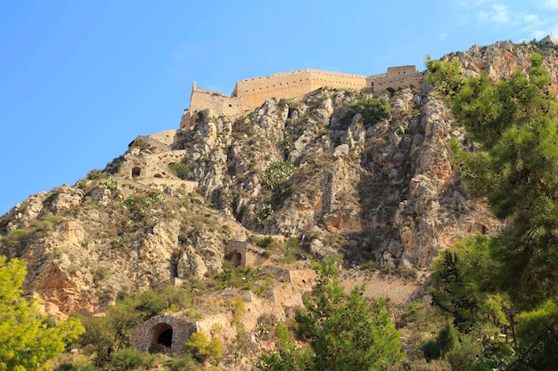 Starożytna twierdza Palamidi na wzgórzu, Nafplion