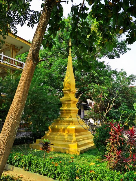 Starożytna Wat w Vientiane Laos