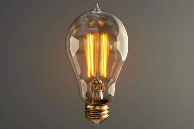 Starożytna żarówka w stylu Edisona do oświetlenia dekoracyjnego