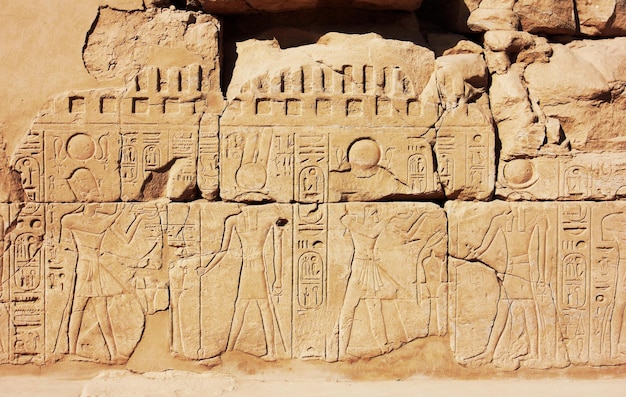 Zdjęcie starożytne egipskie hieroglify