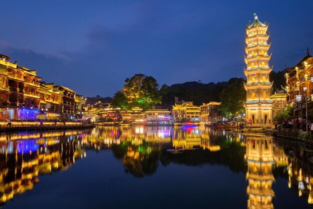 Starożytne miasteczko Feng Huang Storożytne miasto Phoenix Chiny