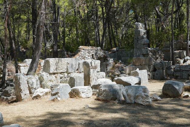 Starożytne miasto Phaselis w Kemer Antalya Turkiye