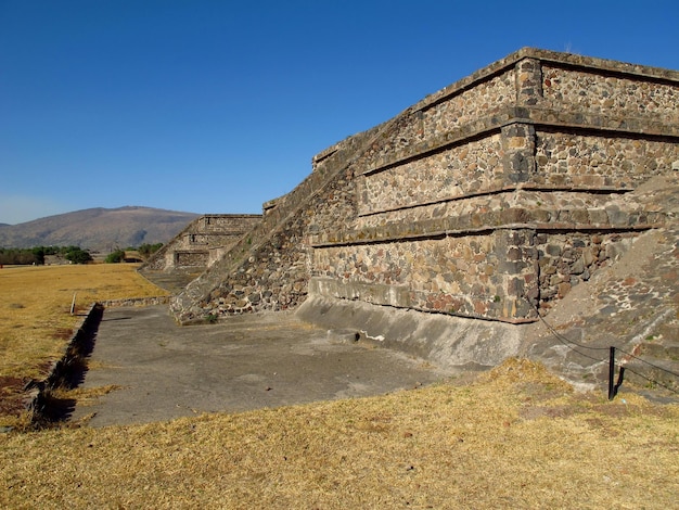 Starożytne ruiny Azteków Teotihuacan Meksyk