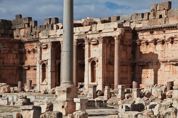 Starożytne ruiny Baalbek, Liban