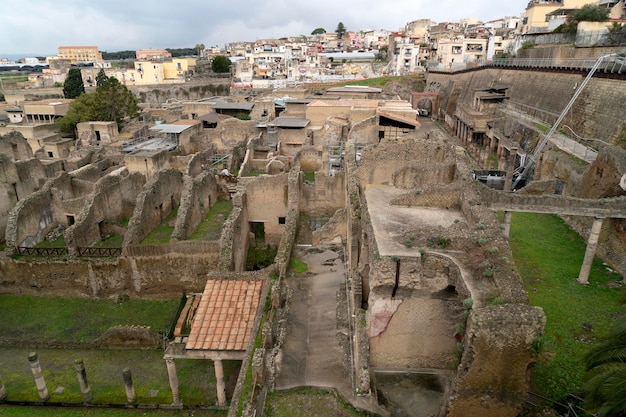 Starożytne ruiny Ercolano Herculaneum