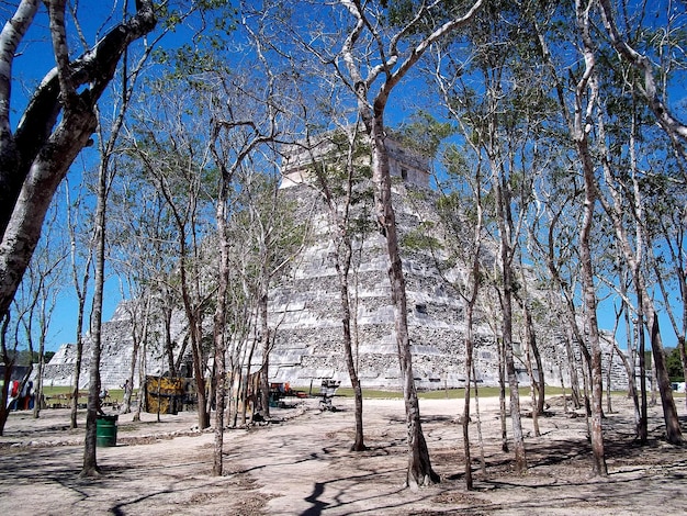 Starożytne ruiny Majów Chichen Itza Jukatan Meksyk