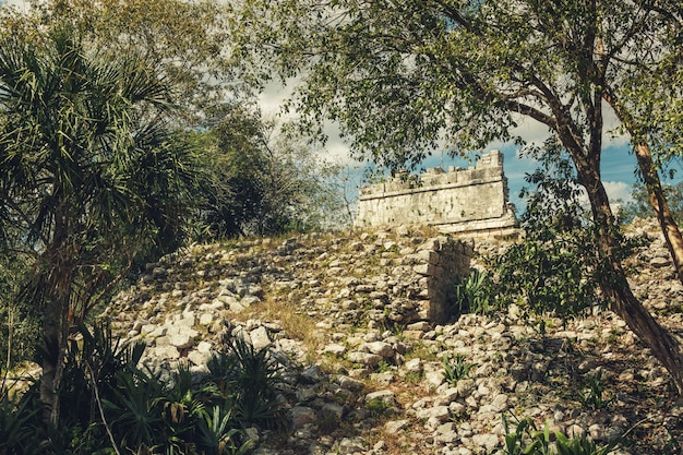 Starożytne ruiny w Chichen Itza