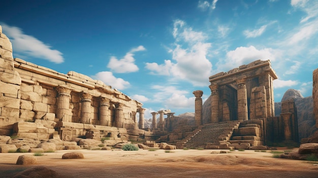 Starożytne świątynie i ruiny