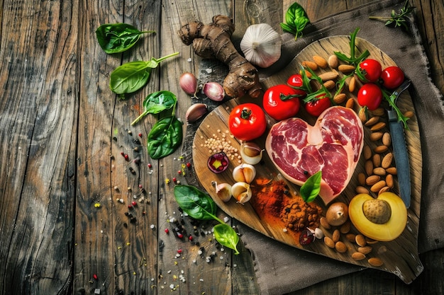 Starożytne tablicy przedstawiające koncepcje diety zdrowego serca i cholesterolu