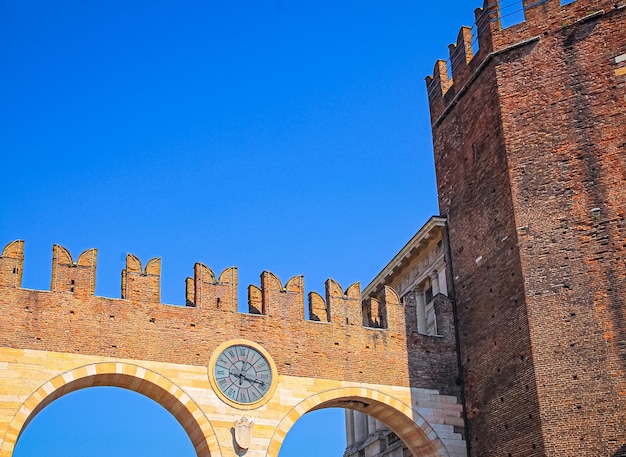 Starożytne włoskie miasto Werona historyczne centrum miasta