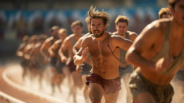 Starożytni greccy sportowcy biorący udział w igrzyskach olimpijskich