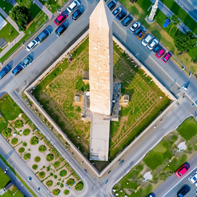 Starożytny egipski obelisk faraonów