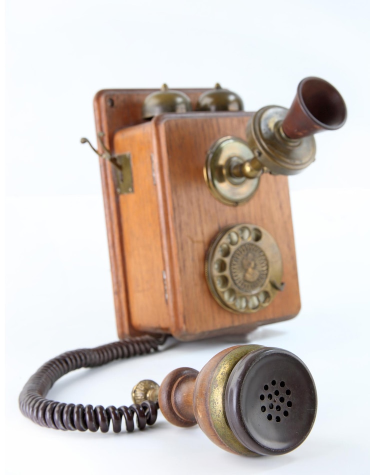 Starożytny telefon.