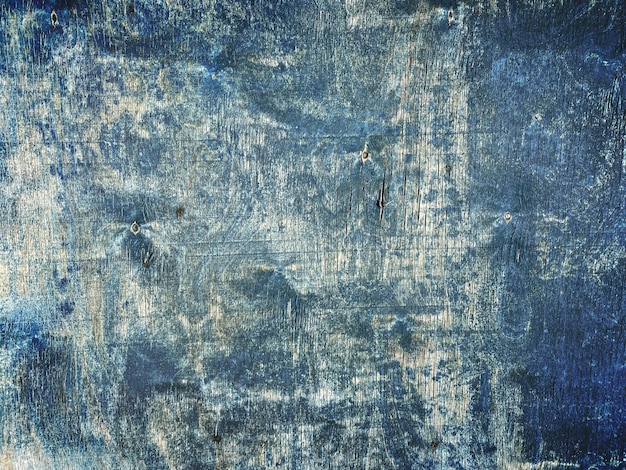 stary brudny rustykalny niebieski malowane wyblakłe drewno tekstury lub tła