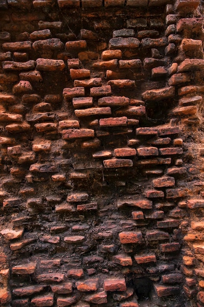 Stary budynek historyczny ceglany mur grunge wzór tekstury może służyć jako tapeta tła