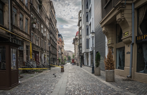 Zdjęcie stary centrum bucharest, rumunia