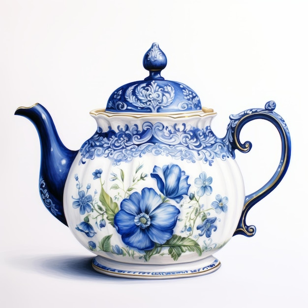 Stary ceramiczny czajniczek