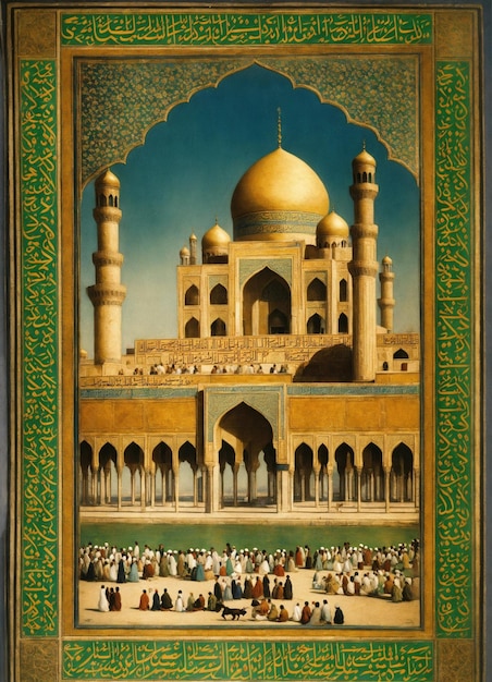 stary islamski obraz