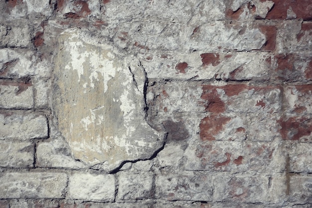 stary mur z cegły / abstrakcyjne tło vintage, zabytkowe kamienie, tekstury cegieł